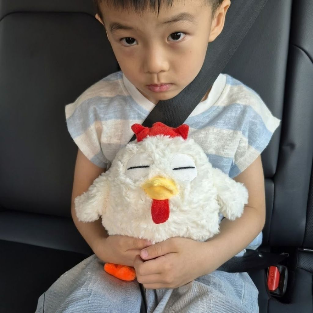 Gấu Bông Gà Rán Béo Vô Tri Dễ Thương, Thú Nhồi Bông Gà Trắng Mini Lông Xù Dáng Tròn Quà Tặng Cho Bé, Bạn Gái