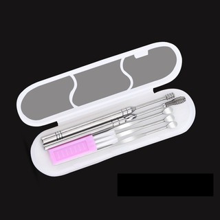 Bộ ráy tai inox du lịch 7 món có hộp fullbox - chăm sóc tai
