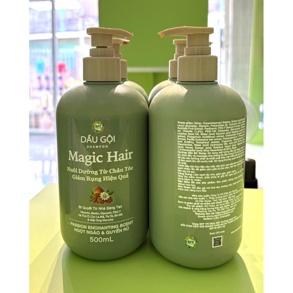 Combo 2 Chai Dầu Gội Magic Hair 500ml Tặng 1 Dưỡng Tóc L’Oreal Paris 100ml Chính Hãng