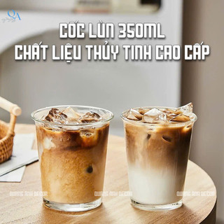 Bộ 6 Ly Thủy Tinh Dáng Trụ Trơn Miệng Loe | Kiểu Dáng Hiện Đại Phù Hợp Decor Nhà Hàng, Quán Cà Phê