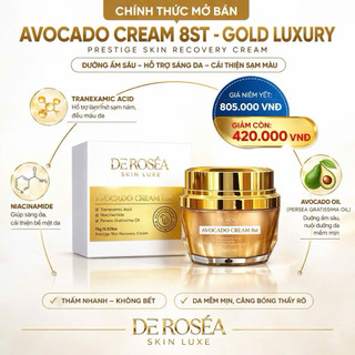 KEM TINH CHẤT BƠ THẾ HỆ 8ST DEROSEA ( COMBO 3 HỘP )