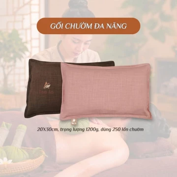 Gối Chườm Nóng Thảo Dược, Túi Chườm Nóng Sau Sinh Cho Mẹ, Chườm Đau Bụng Kinh Combo 2 Gối