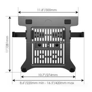 North Bayou NB-FP2 / Giá Đỡ LAPTOP, MÁY TÍNH BẢNG, IPAD - Màn hình 10 - 17.3 inch - Lắp Được Mọi Giá Treo
