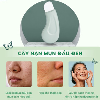 [Sale 50%]  Cây đẩy mụn đầu đen silicon chuyên dụng dùng để loại bỏ mụn đầu đen, tế bào chết Happykids
