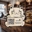 Bảng gỗ QR code thanh toán dây treo/chân đứng hình Mèo dùng quét mã QR chuyên nghiệp, tiện lợi, nhanh chóng