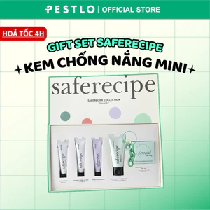 Bộ 4 kem chống nắng PESTLO Saferecipe Mini Set