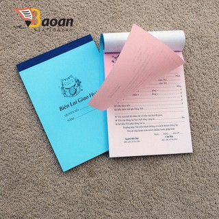 Biên lai GIAO HỤI (15x20cm) 1 liên, 2 liên 50 bộ/quyển + Sổ Theo Dõi Đóng Hụi 50 bộ ++++