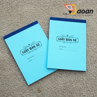 Giấy bán xe khổ a5 / 2 liên/50 bộ + Hợp đồng mua bán xe ôtô, xe máy khổ A4 / 2 liên /50 bộ+++