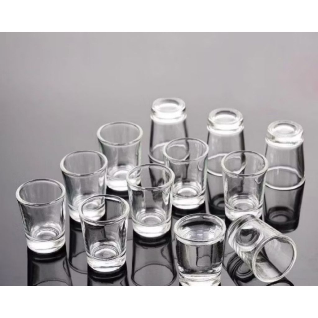 Hộp 12 chén rượu thủy tinh mắt trâu