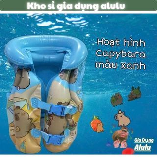 Áo Phao Bơi Cho Bé Trai Bé Gái Hình Thú Cute Capybara, Kuromi, Melody, Stitch Siêu Đáng Yêu (Size S/M/L) 10-28kg