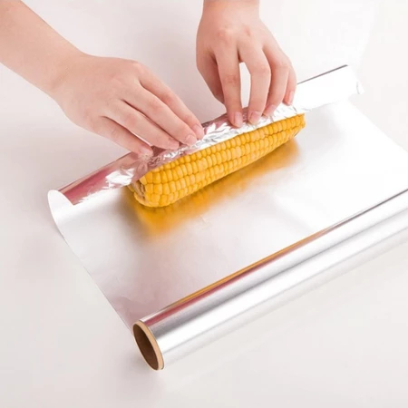 Giấy bạc bọc thực phẩm, cuộn giấy bạc nướng thực phẩm an toàn cho sức khỏe