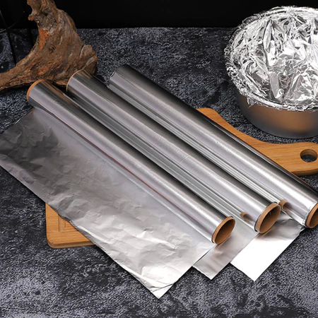 Giấy bạc bọc thực phẩm, cuộn giấy bạc nướng thực phẩm an toàn cho sức khỏe