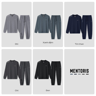 Bộ Quần Áo Nỉ Nam MENTORIS Vải Nỉ Dày Dặn, Form Regular Fit, Giữ Ấm Tốt, Không Bai Xù MBN01