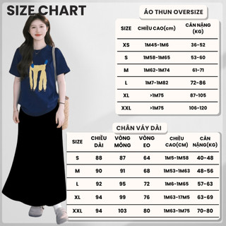Set Bộ Áo Thun Nữ CHEPOL Form Rộng, Phối Chân Váy Dài, In Chú Chó, Chất Cotton(Áo Phông XanhThan+Chân Váy Suông)CP_11039