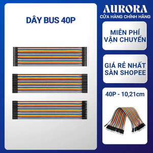 Bộ 40 Sợi Dây Nối 40P 7 Màu ( 2 Đầu Đực - Cái ) Dài 10cm / 21cm - Dây Cắm Test Mạch