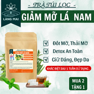 [ Túi zip ] Trà Lá Nam - Làng Mai - Detox thải mỡ bụng, đùi giúp nhẹ người, điều chỉnh cân nặng.