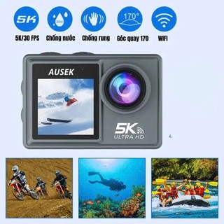 Máy quay hành trình 5k ULTRA HD, Camera hành trình xe máy xe đạp gắn mũ, Máy quay vlog cầm tay