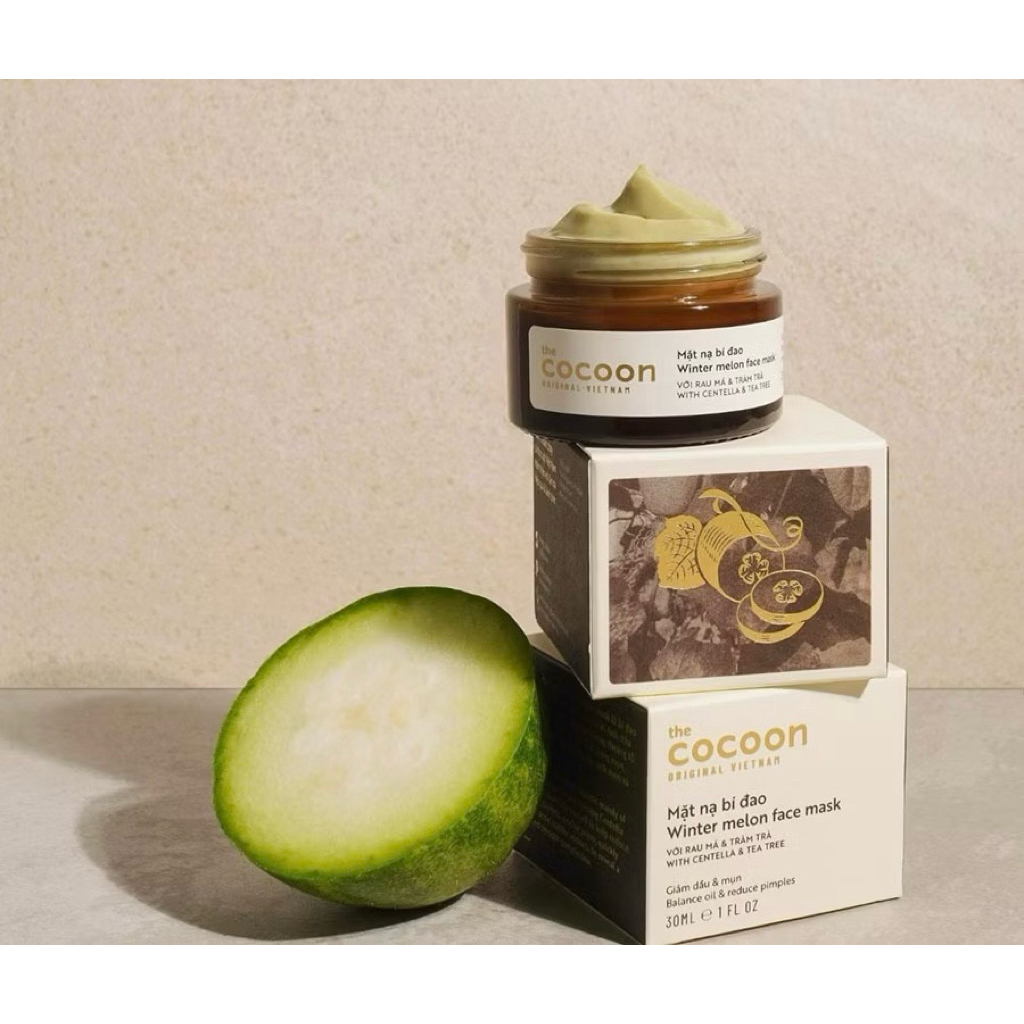 Mặt Nạ Chăm Sóc Da Nghệ Và Bí Đao Cocoon 30ml