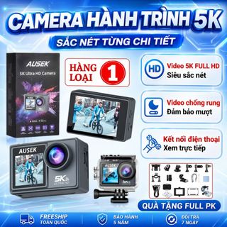 Máy quay hành trình 5k ULTRA HD, Camera hành trình xe máy xe đạp gắn mũ, Máy quay vlog cầm tay