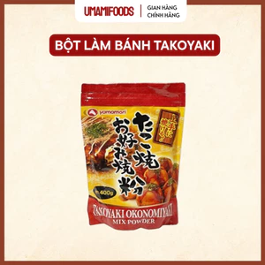 Bột làm bánh Takoyaki Okonomiyaki Mix powder (Yamamori) - 400g