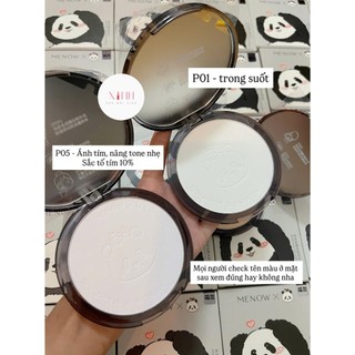 [TẶNG BÔNG PHẤN] Phấn Phủ Nén MENOW PANDA Kiềm Dầu Siêu Mịn, Chống Nước, Dưỡng Da