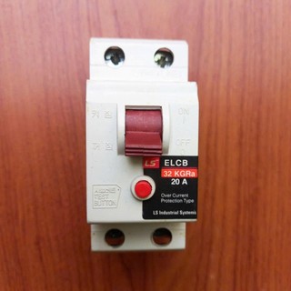 Aptomat chống giật ELCB LS 20A-30A -220v  30ma-CB chống rò ,cầu dao tự động hàn quốc