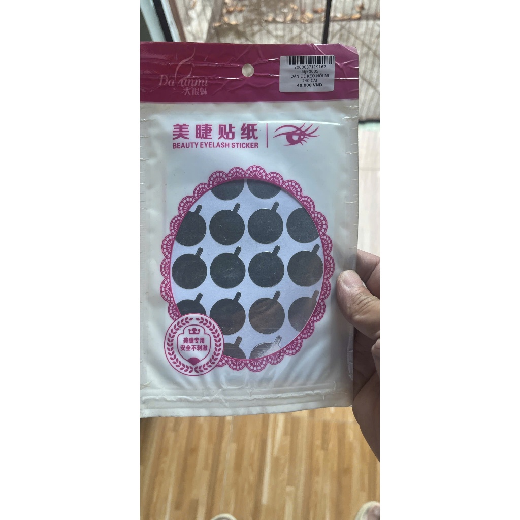 Pad giấy đổ keo nối mi giúp lâu khô keo bao 240 cái