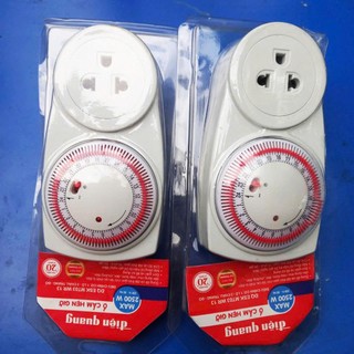 Ổ cắm hẹn giờ Điện Quang ĐQ ESK MT03 WR13-Đồng hồ hẹn giờ bật tắt điện ,hẹn giờ nạp xe điện tự động bật tắt.tự động
