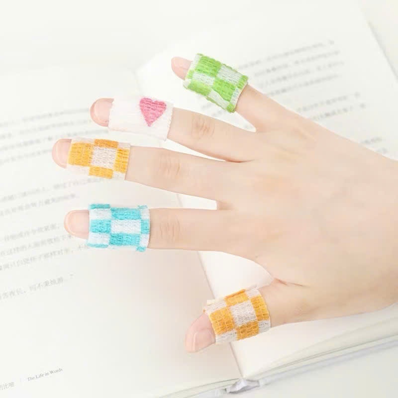 Bảo Vệ Ngón Tay Chăm Sóc Băng Bảo Vệ Cho Học Sinh Viết Chống Mài Mòn Calluses Tự Dính Vết Thương Băng Đàn Hồi Thể