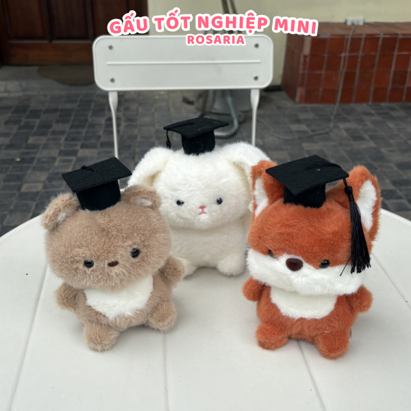 [Mẫu Mới 2026] Gấu Bông Cử Nhân Nhiều Mẫu Thú - Quà Tặng Lễ Tốt Nghiệp Cao Cấp, Mềm Mịn Giá Rẻ