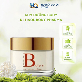 Kem Dưỡng Body Retinol Body Pharma – Dưỡng Ẩm, Làm Sáng Da, Chăm Sóc Da Mềm Mịn,Tặng Tẩy Da Chết