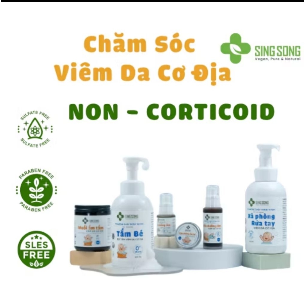 Sáp dưỡng ẩm cho bé Singsong - 20gr - Hỗ trợ viêm da cơ địa, chàm da, vảy nến - Không corticoid