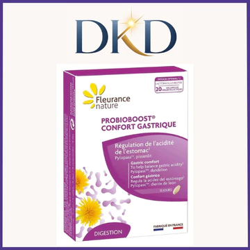 PROBIOBOOST® CONFORT GASTRIQUE - Viên uống men vi sinh Hỗ trợ ức chế HP, giảm trào ngược dạ dày – Hộp 15 viên, Pháp