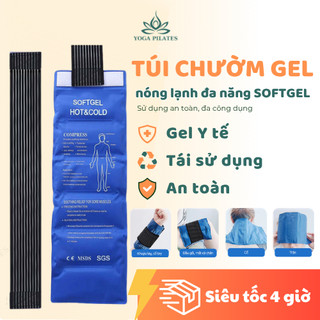Combo 3 Túi Gel Chườm Nóng Lạnh 950G  Tặng Ngay 1 Túi Gel 500g, Hỗ Trợ Phục Hồi Sau Tập Luyện, Chấn Thương, Kèm Dây Đeo