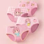 Set 4 Quần Lót Trẻ Em Tam Giác Bé Gái - Quần Chip Bé Gái Cotton Thoáng khí ZANABRA L7002