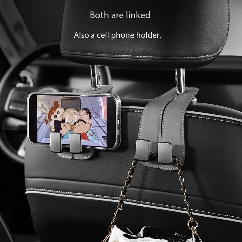 4 Móc Dụng Cụ Ô Tô Móc Kim Loại Móc Treo Ghế Ô Tô Lưng Móc Đôi Ghế Sau Móc Da Lộn Móc Cho Xe Ô Tô Phụ Kiện Nội Thất