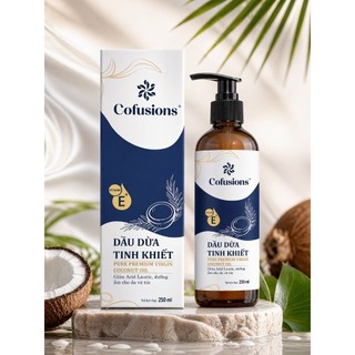 Dầu Dừa Tinh Khiết Vietcoco- Giàu Acid Lauric dưỡng ẩm da và tóc