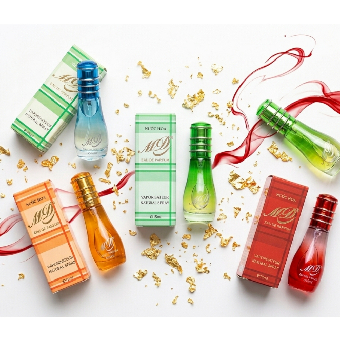 Nước Hoa Mini My Love MD [15ml] - Thiết Kế Nhỏ Gọn, Hương Thơm Thanh Lịch, Tươi Mới