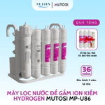 (MIỄN PHÍ LẮP ĐẶT) MÁY LỌC NƯỚC ĐỂ GẦM ION KIỀM HYDROGEN MUTOSI MP-U86, MÁY ĐỂ GẦM NHỎ GỌN - CHÍNH HÃNG BẢO HÀNH 3 NĂM — ảnh 1