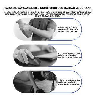 Combo Đệm Khuỷu Tay 7941 + Dây Đeo Cổ Tay TFCC ECOFIT, Bảo Vệ Khớp Khi Tập Gym, Cầu Lông, Pickelball