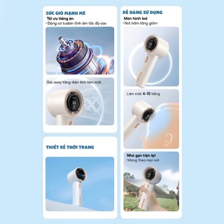(MUA 1 TẶNG 10) Quạt cầm tay mini Topgia tặng 10 gói giấy ăn 3 màu cao cấp 4 lớp dày dặn, mềm mịn