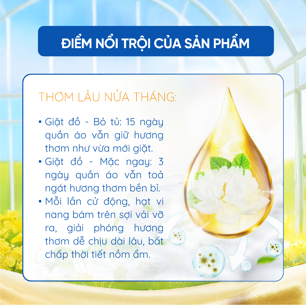 Combo 2 Túi Nước Giặt Tỏa Hương CleanZ Hương Huyền Bí Siêu Sạch, Lưu Hương Thơm Lâu Dài 2L