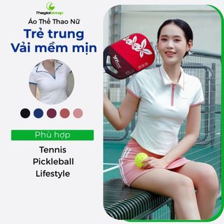 Áo Polo Thể Thao Nữ Icado HT605 Cao Cấp co giãn Thoáng Khí thế giới đồ tập thegioidotap
