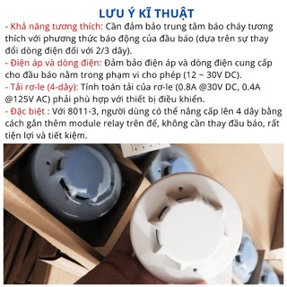 Đầu dò khói quang  2 dây 24V HORING AH-8011-2 có kiểm định