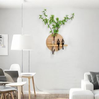 Kệ Gỗ Treo Tường Giá Để Cây Cảnh Cây Thủy Sinh Mini Decor Đẹp - Trang Trí Nội Thất