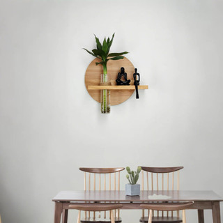 Kệ Gỗ Treo Tường Giá Để Cây Cảnh Cây Thủy Sinh Mini Decor Đẹp - Trang Trí Nội Thất