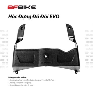 Hốc Đựng Đồ Đôi Evo | Nhựa ABS Đen | B-Factory Made in Vietnam