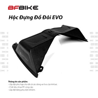 Hốc Đựng Đồ Đôi Evo | Nhựa ABS Đen | B-Factory Made in Vietnam