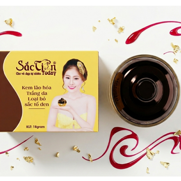 Kem Face Sắc Tiên [Nâu-Vàng] - Thay Thế Kem Lót, Dưỡng Sáng, Da Căng Bóng 18g