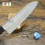 Dao KAI Nhật Wakatake Santoku Cooking Knife dao bếp thái đầu tròn lưỡi thép không gỉ cao cấp 165mm AB5420